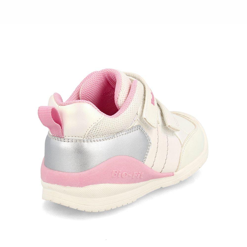 Zapatilla Niña Bubblegummers Bio Fit Blanco-Rosado-3