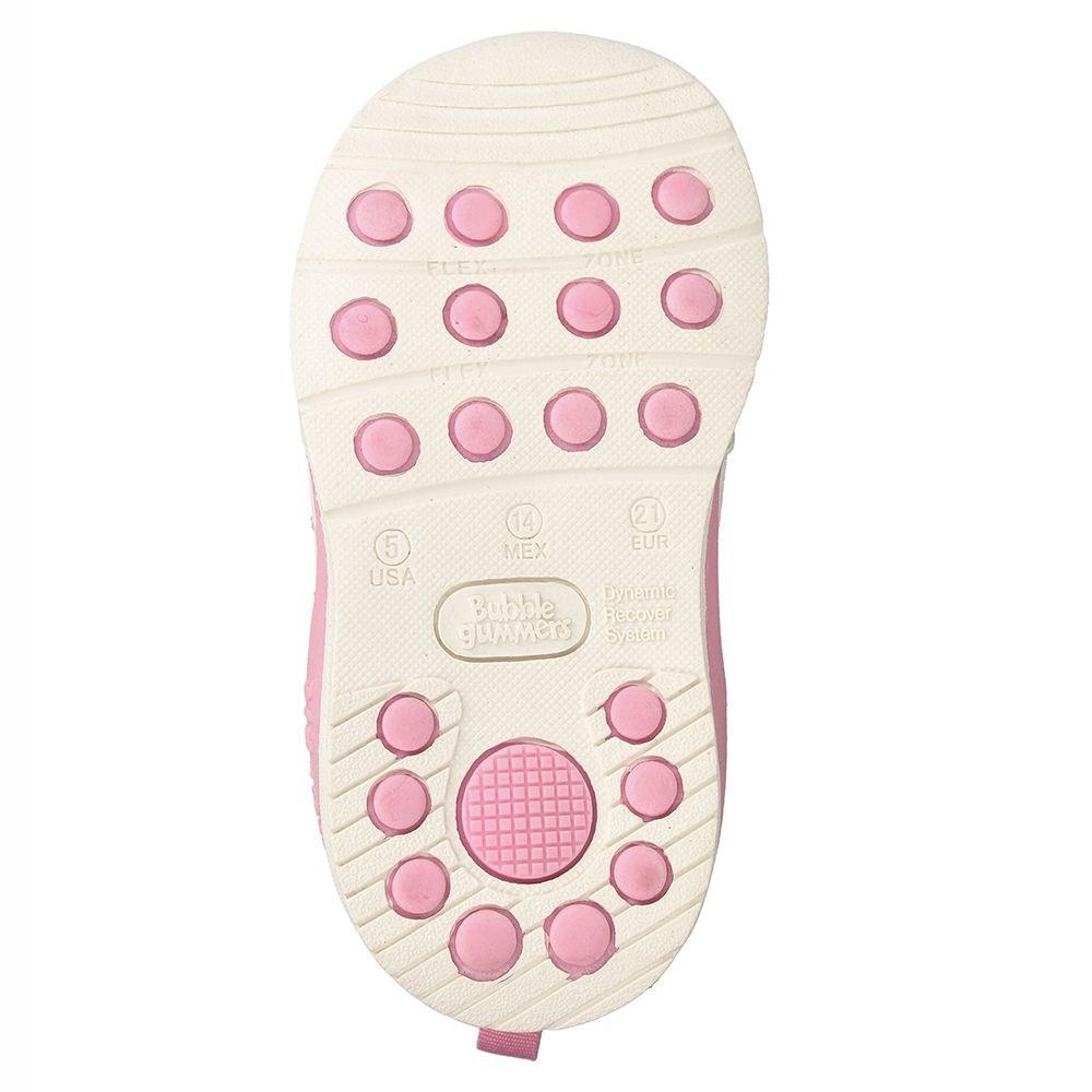 Zapatilla Niña Bubblegummers Bio Fit Blanco-Rosado-6