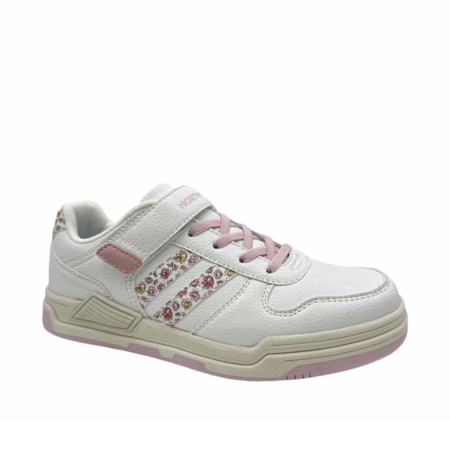 Zapatilla Niña North Star Court 86 Blanco-1