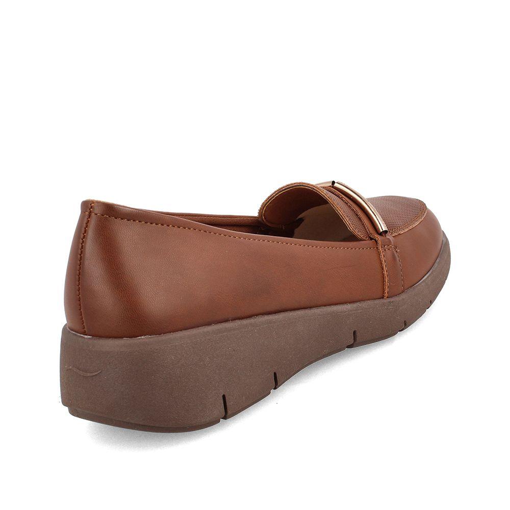 Mocasin Mujer Bata Fiona Café-3