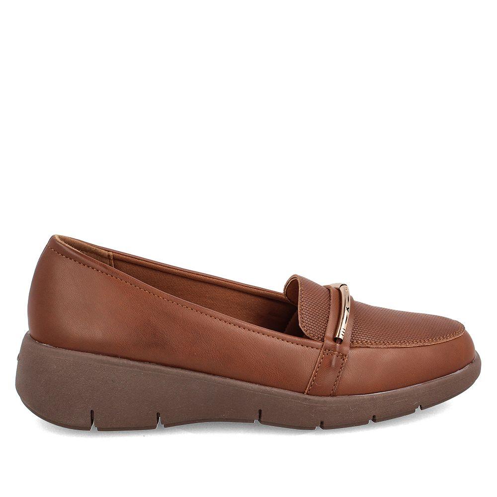 Mocasin Mujer Bata Fiona Café-0