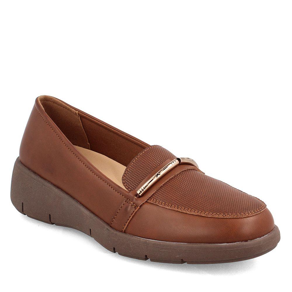 Mocasin Mujer Bata Fiona Café-1