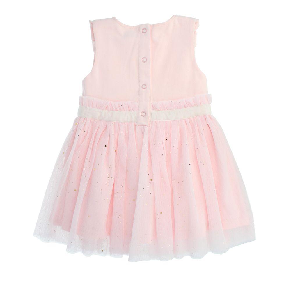 VESTIDO NIÑA BUBBLEGUMMERS ELEVATED NATURE LIGHT ROSA-1