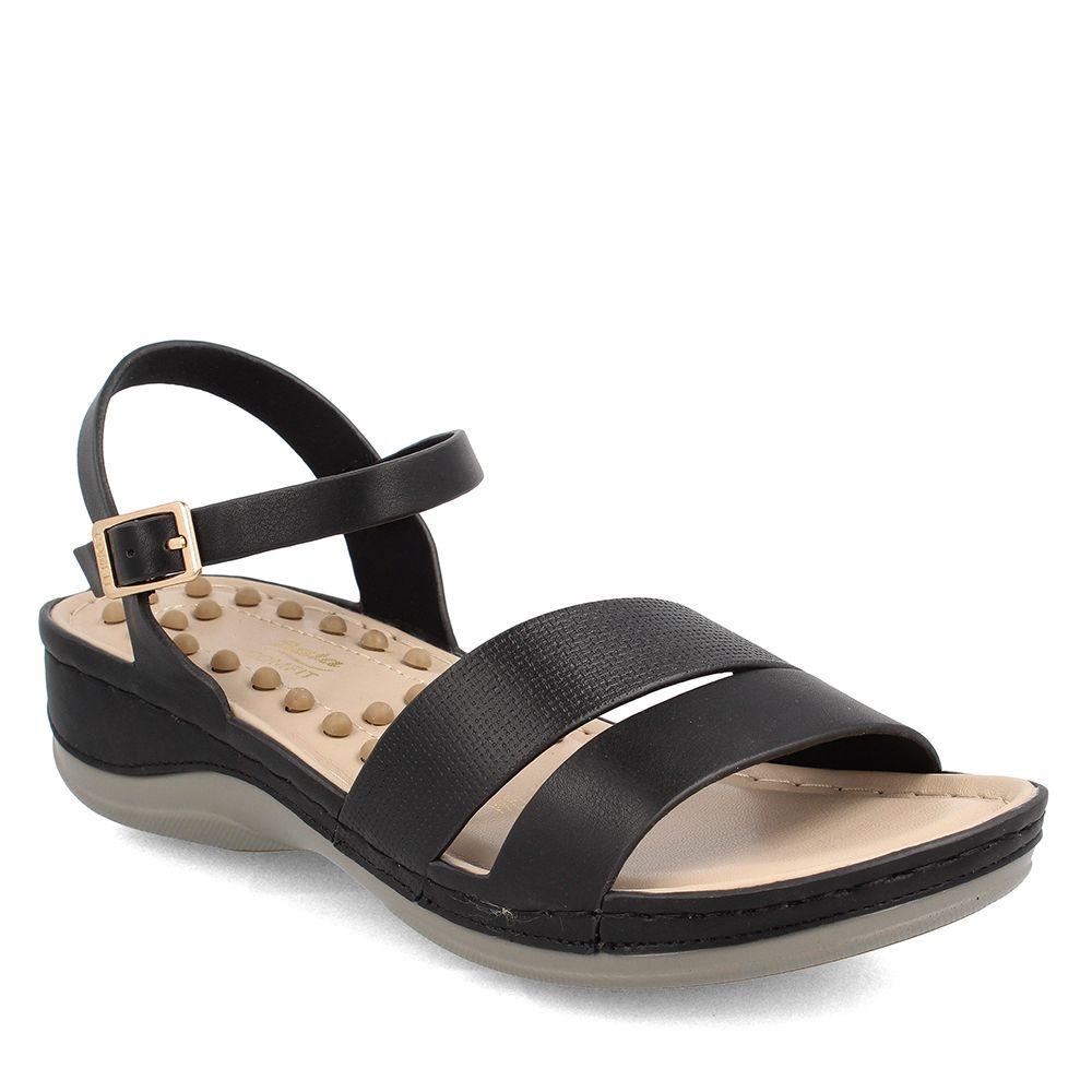 Sandalia Mujer Bata Colettle Negro-0