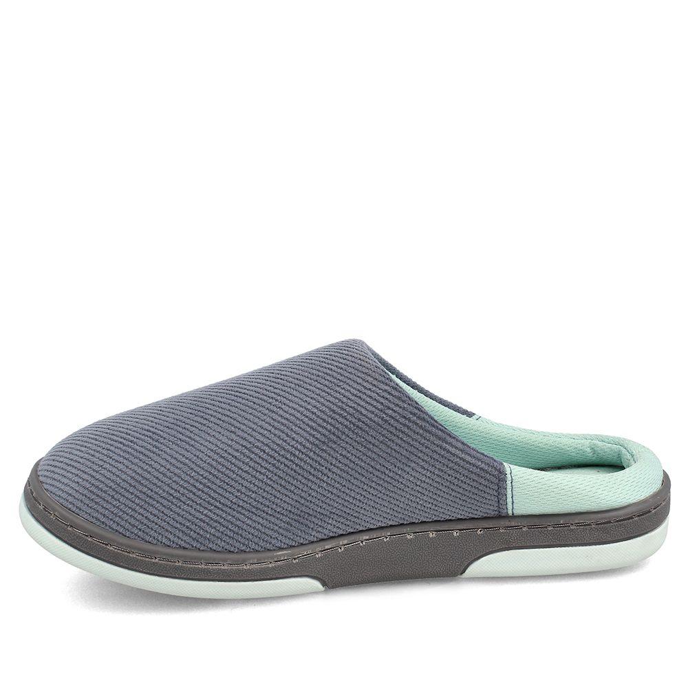 Pantuflas Mujer Bata Jeju Gris-Menta-1