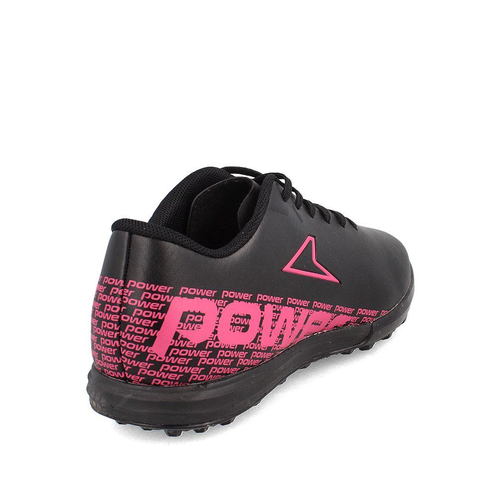 ZAPATILLA BABY FUTBOL MUJER POWER MAZE NEGRO-3