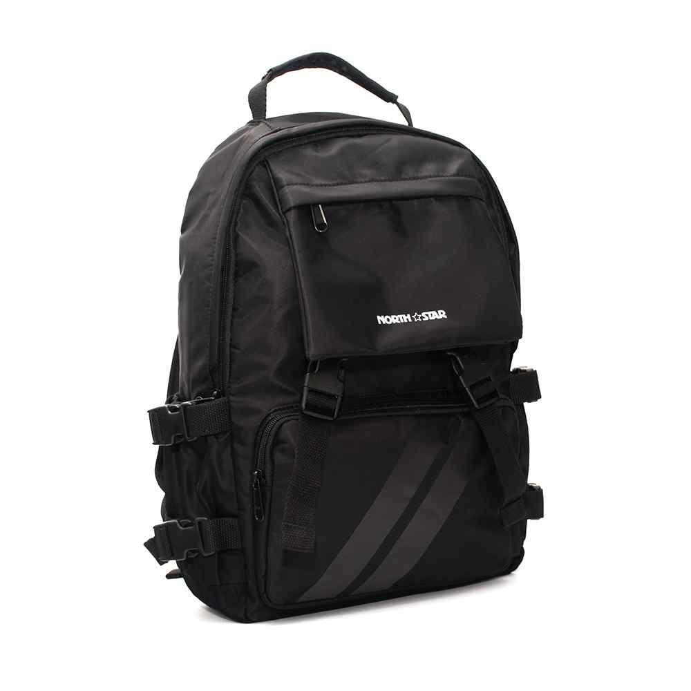 MOCHILA UNISEX NORTH STAR JOEL NEGRO-1