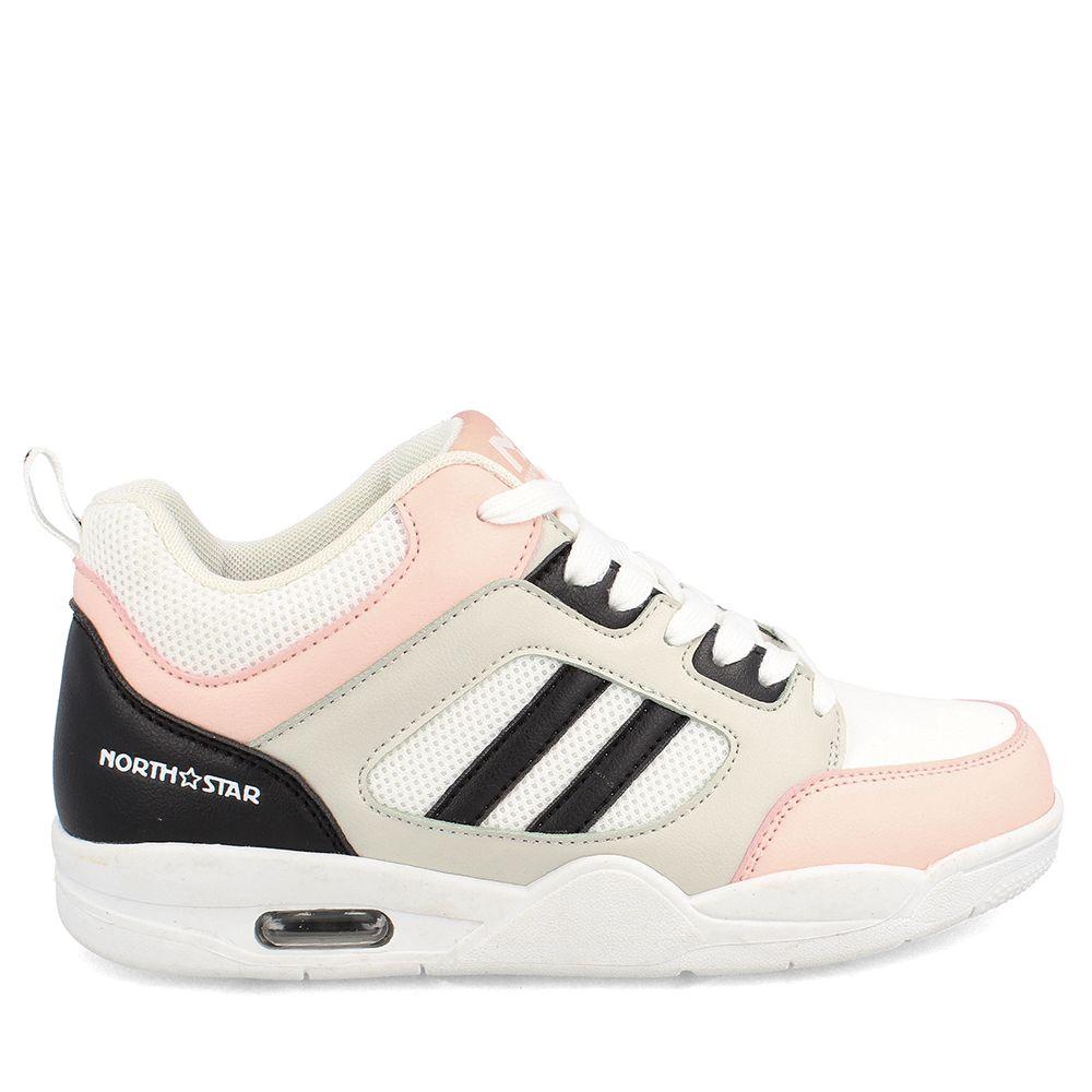 ZAPATILLA DEPORTIVA MUJER NORTH STAR EDDY BLANCO - GRIS-4