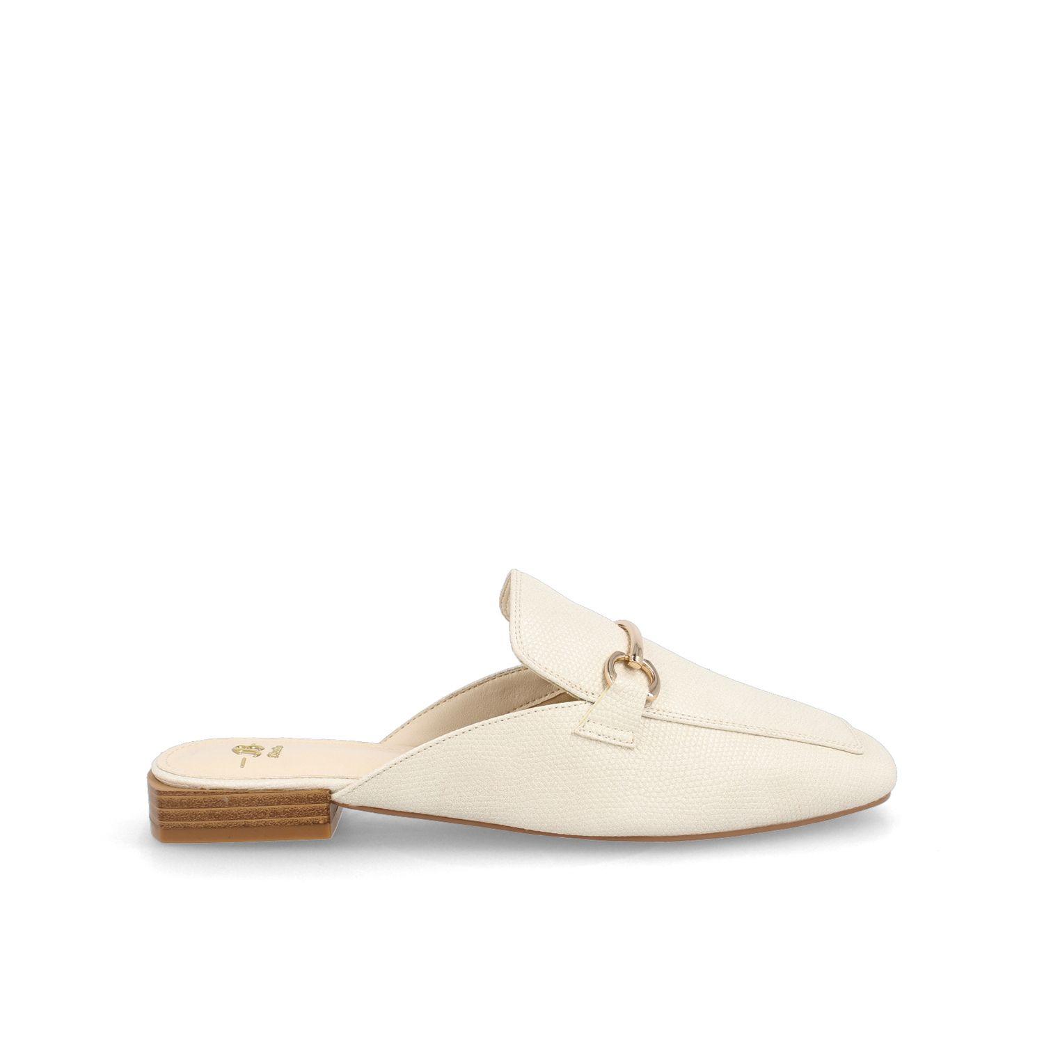 Babuchas Mujer Bata Hanna Blanco-0