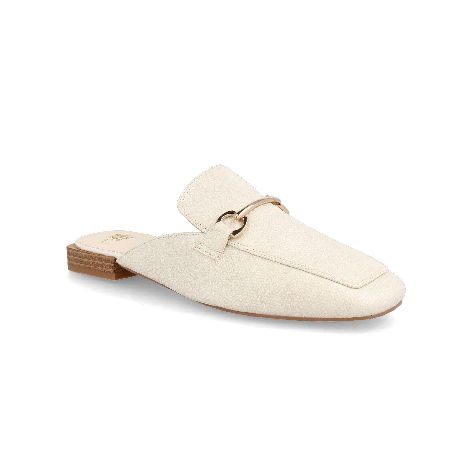 Babuchas Mujer Bata Hanna Blanco-1