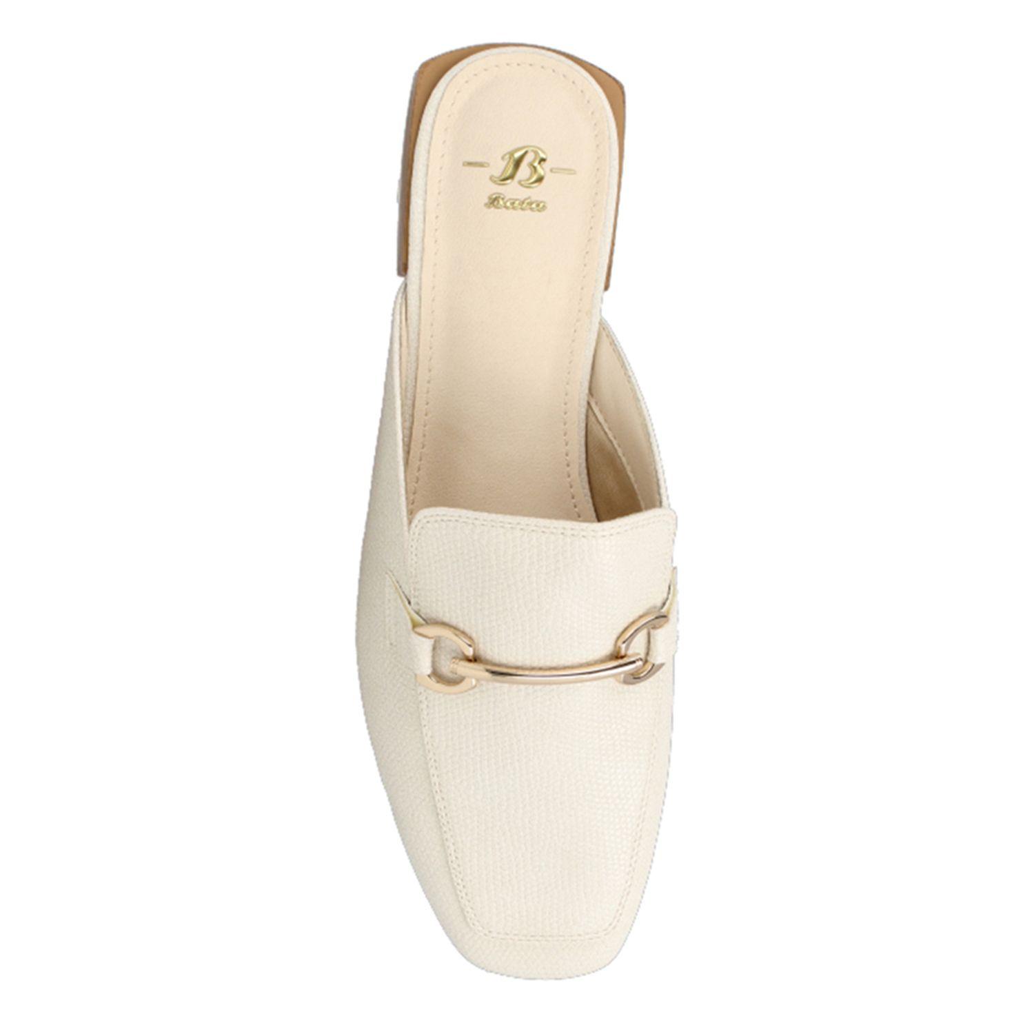 Babuchas Mujer Bata Hanna Blanco-3