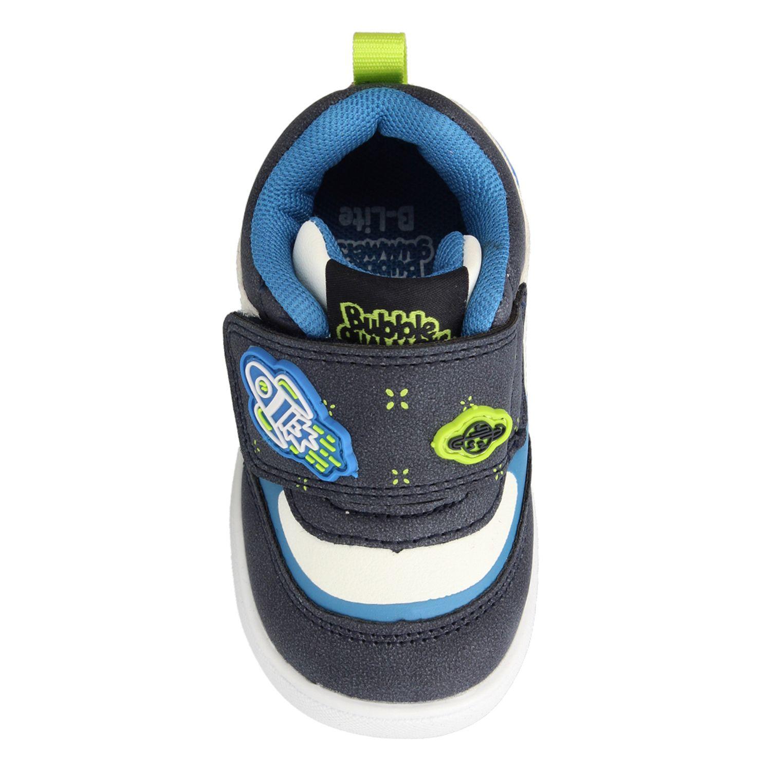 Zapatilla Niño Bubblegummers Luces Tokio Azul-Blanco-3