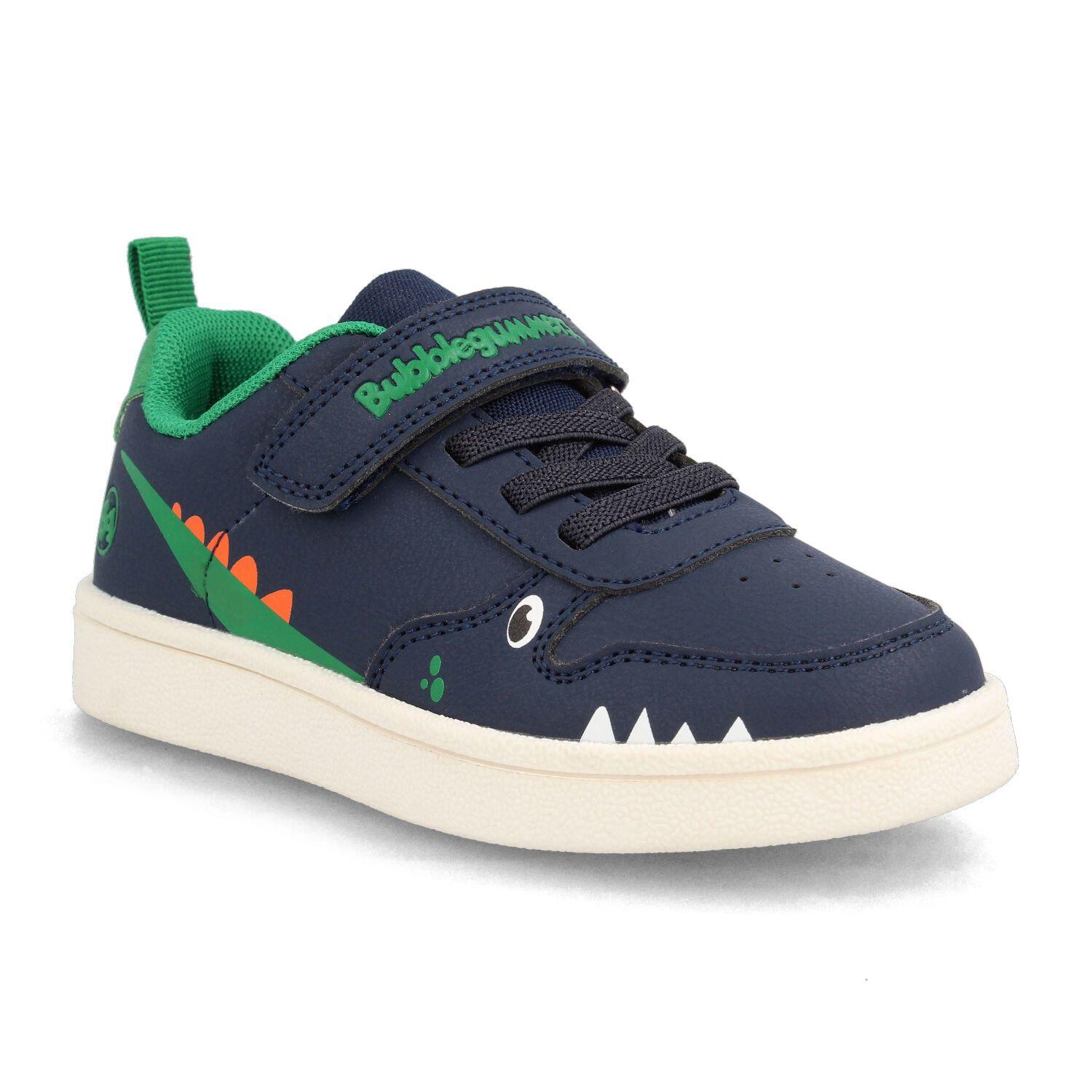 Zapatilla Niño Bubblegummers Clavel Azul-Verde-1