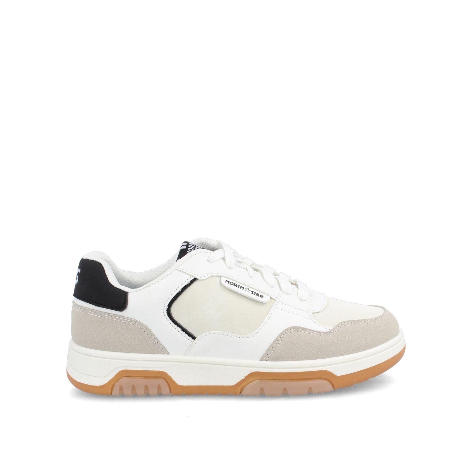 Zapatilla Mujer North Star Paola Blanco-Gris-0
