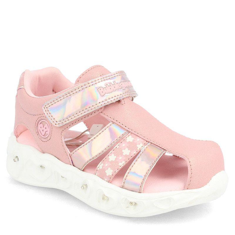 SANDALIA NIÑA BUBBLEGUMMERS HEART LITE ROSADO 22 - 25-0