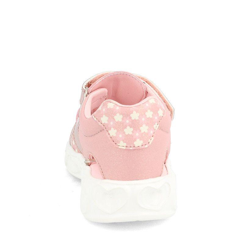 SANDALIA NIÑA BUBBLEGUMMERS HEART LITE ROSADO 22 - 25-2