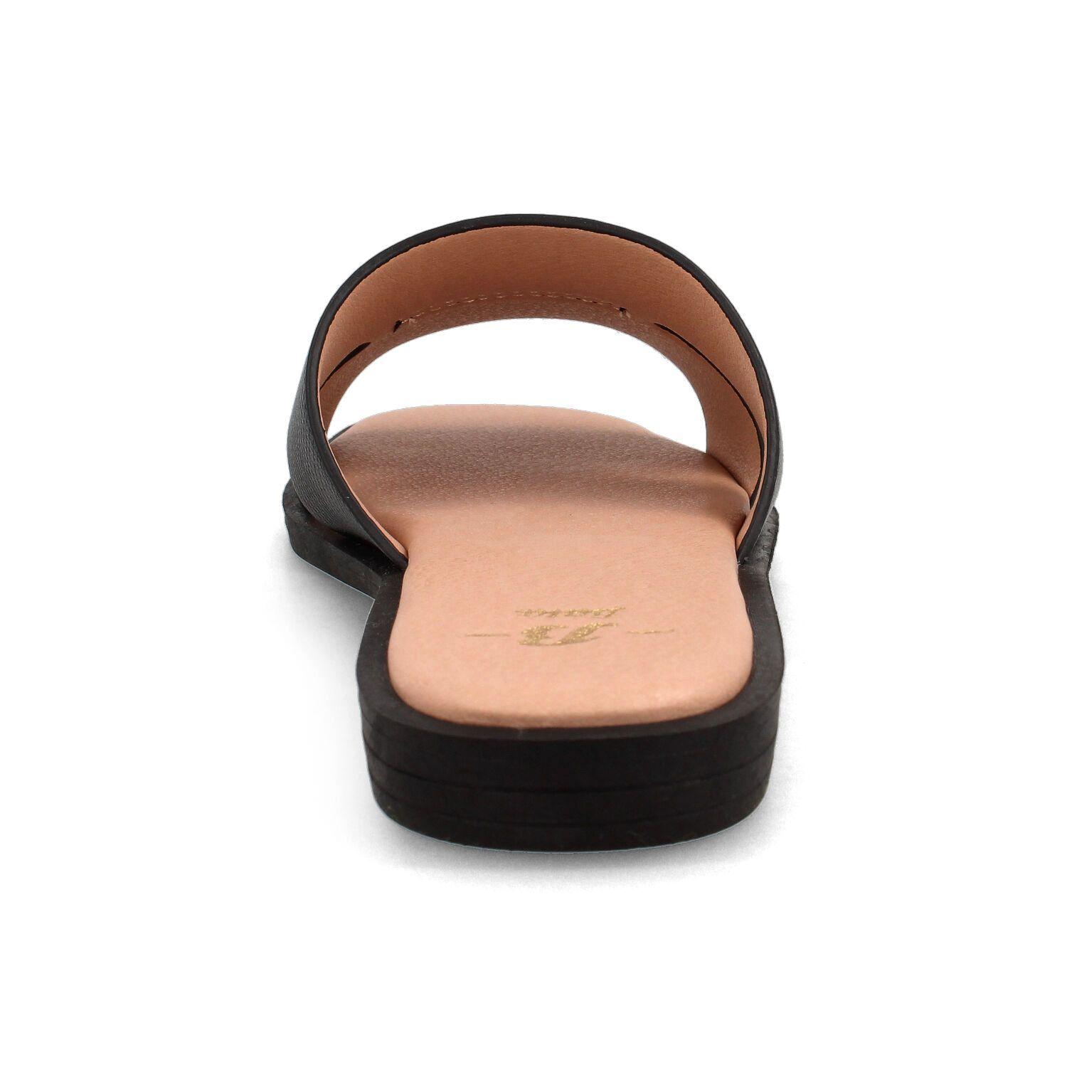 Sandalia Mujer Bata Odilia. Negro-2