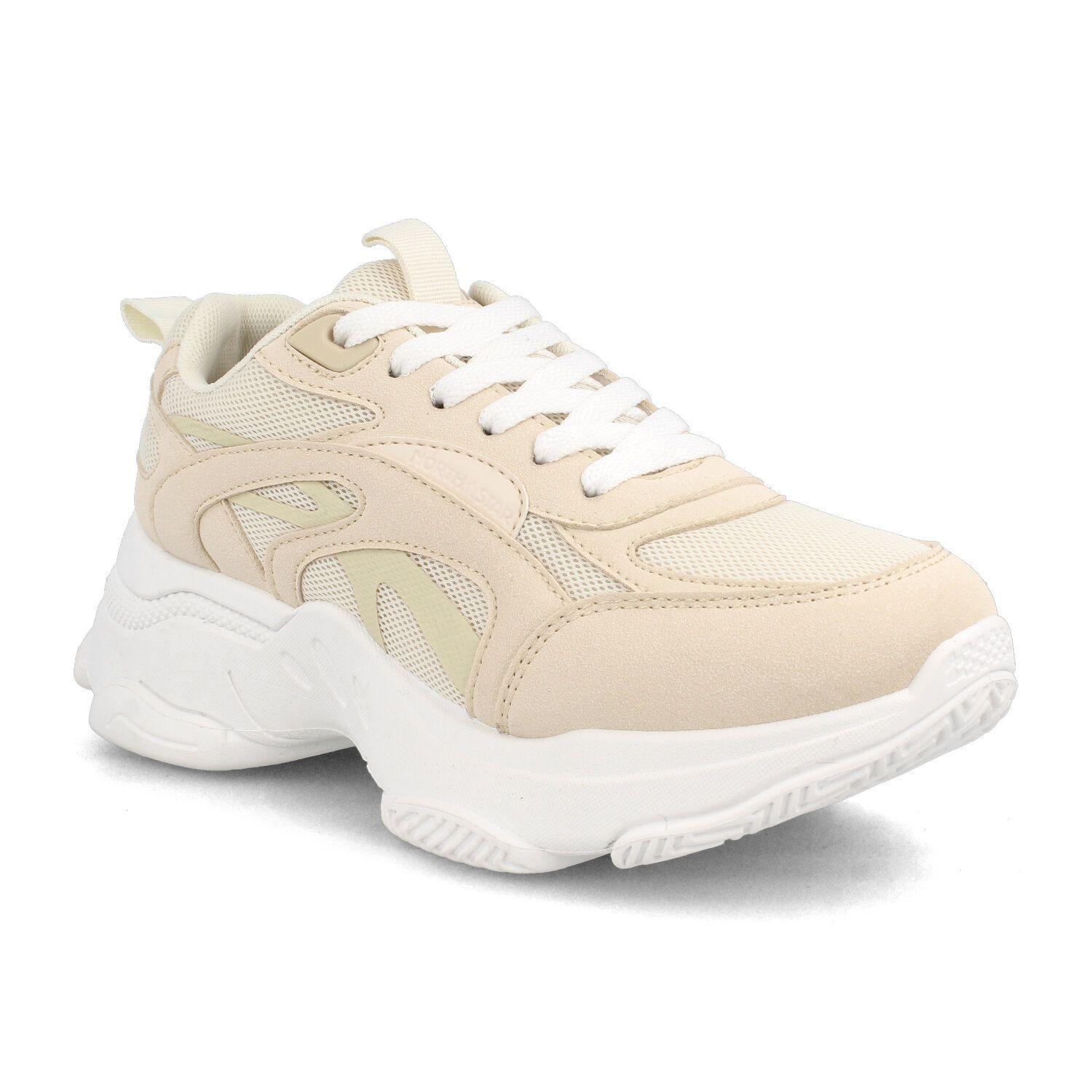 Zapatilla Mujer North Star Aoon Beige-1