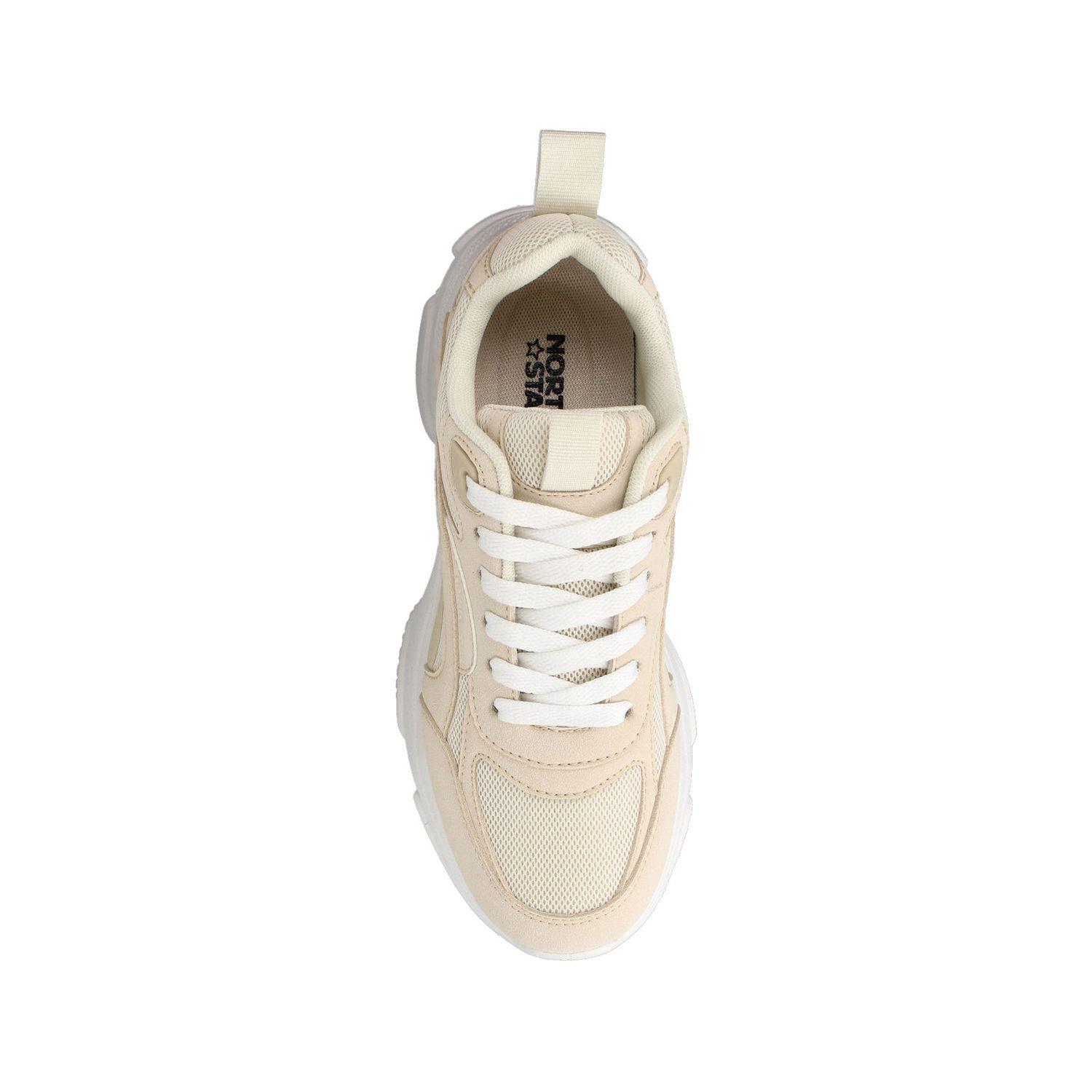 Zapatilla Mujer North Star Aoon Beige-3