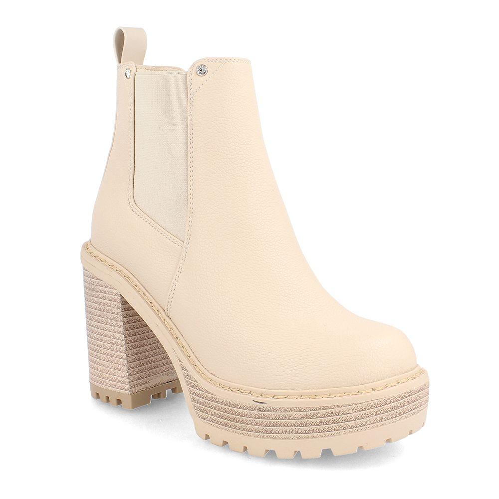 BOTÍN CASUAL MUJER BATA KISSY BEIGE-0