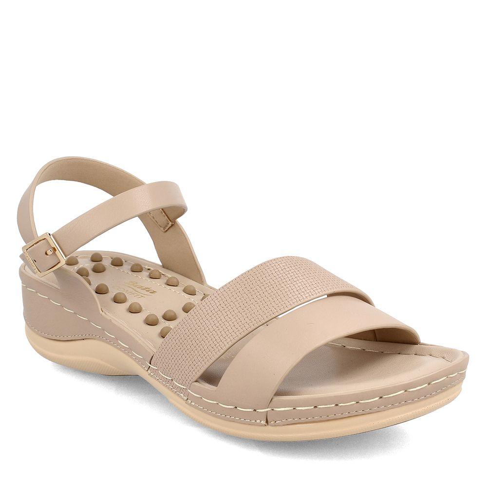 Sandalia Mujer Bata Colettle Nude-0