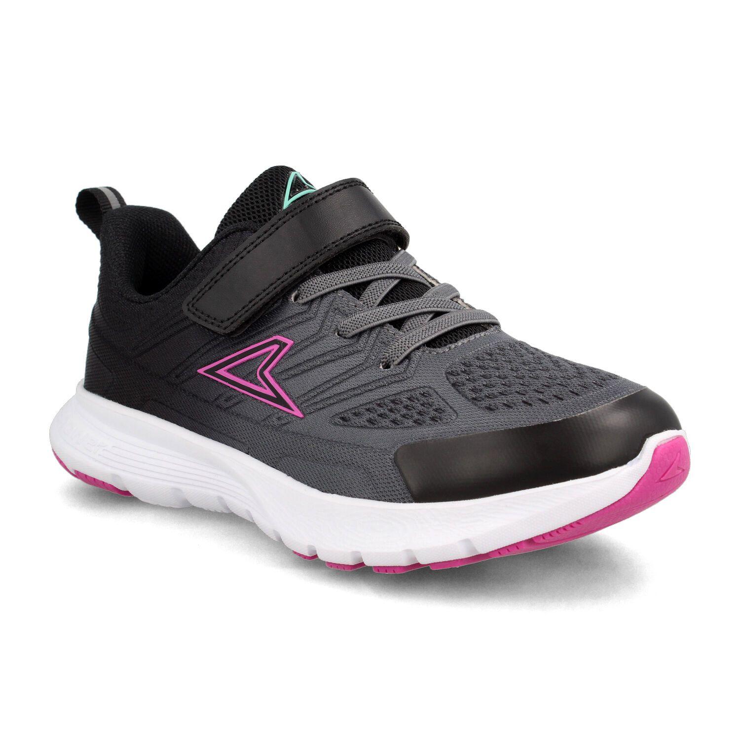Zapatilla Deportiva Niña Power Wave Bani Negro-1