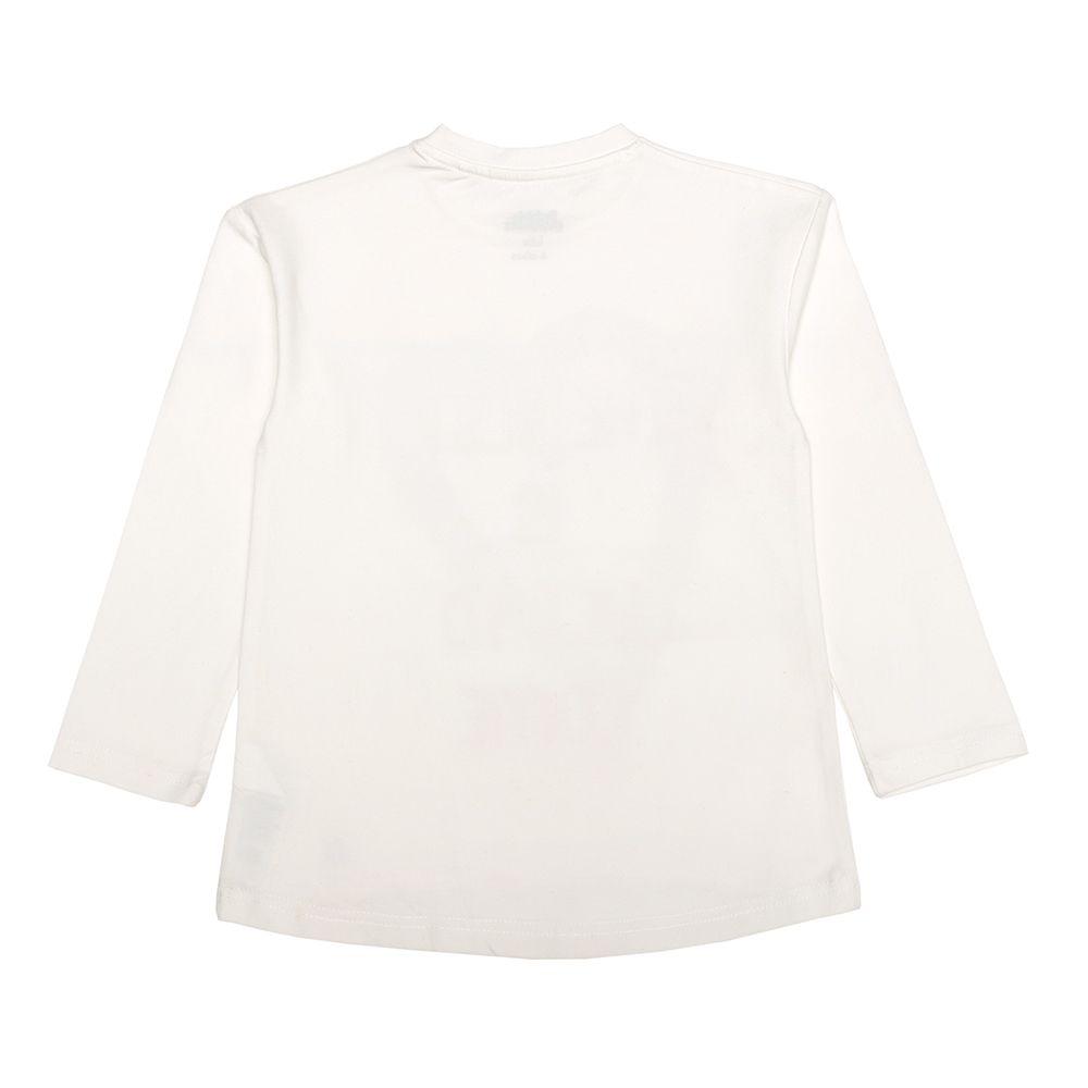 Polera Manga Larga Niña Bubblegummers Pia Crema Teens-1