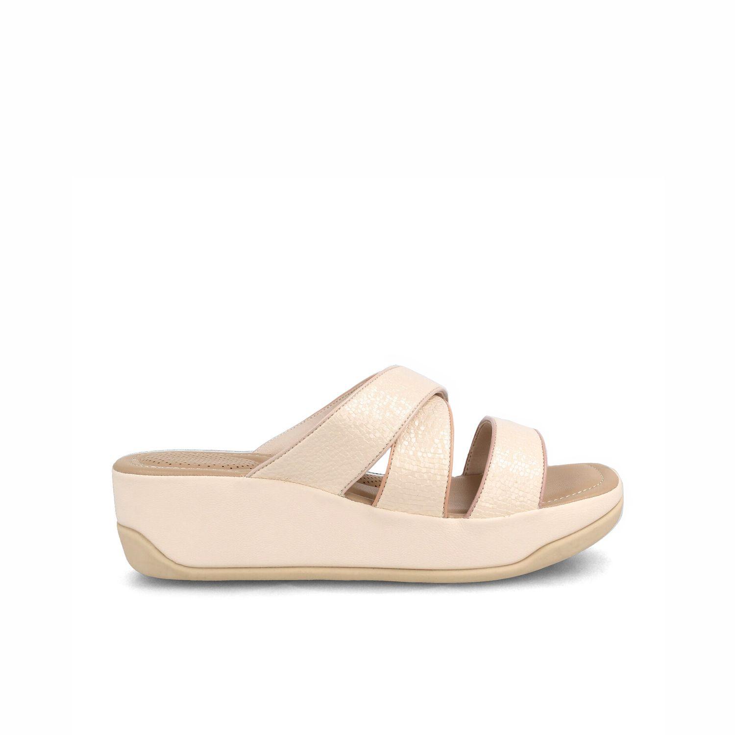 Sandalia Mujer Bata Carol Champagne-0