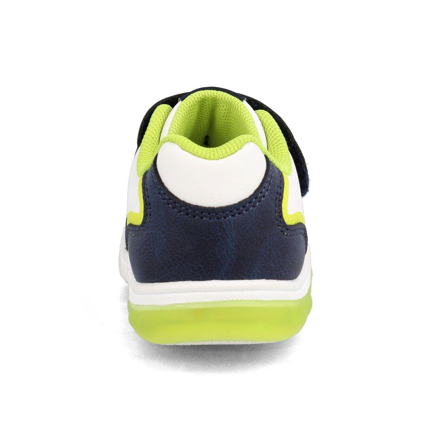 Zapatilla Niño Bubblegummers Tokio Blanco - Verde-2