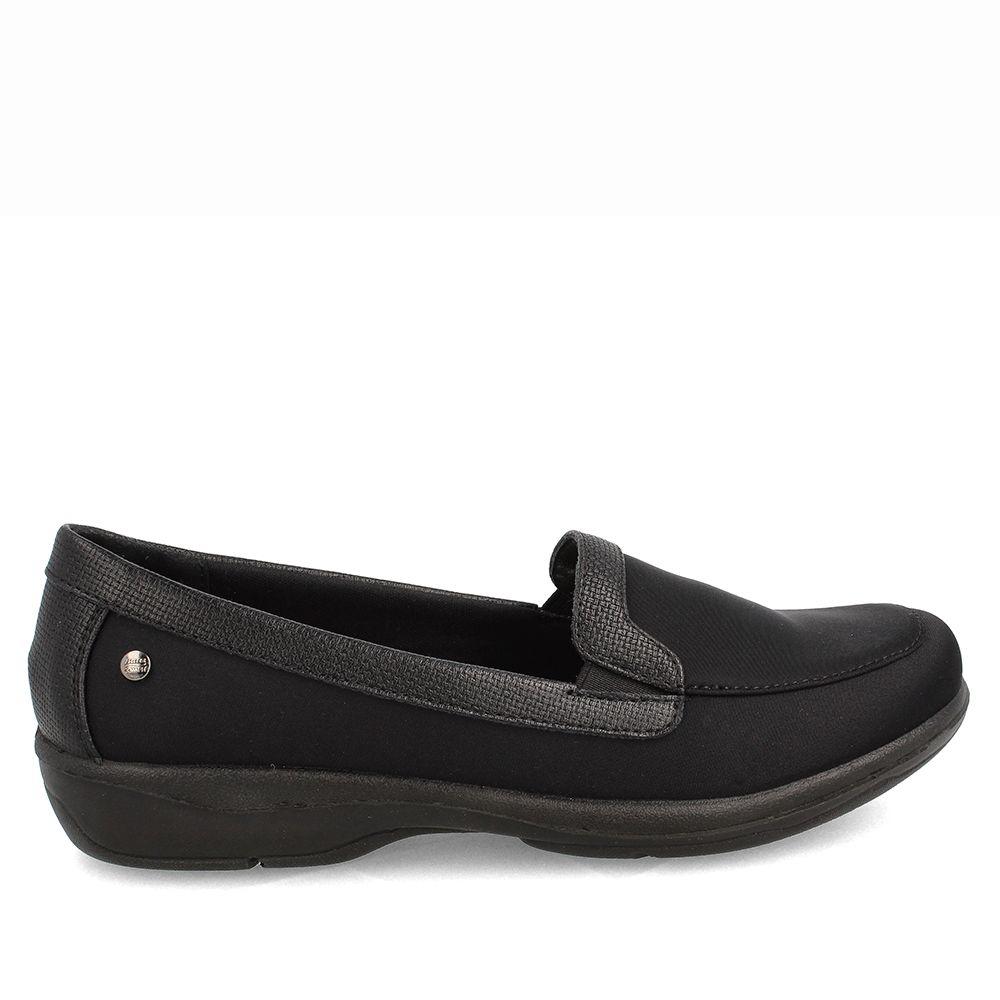Mocasin Mujer Bata Tali Negro I-4