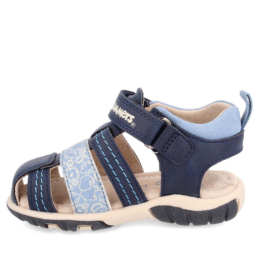 SANDALIA BUBBLEGUMMERS NIÑO WHEEL AZUL 22 - 25-1