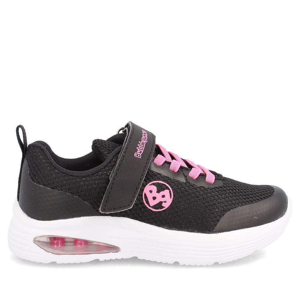 ZAPATILLA DEPORTIVA NIÑA BUBBLEGUMMERS BUBBLE AIR NEGRO ROSA-4
