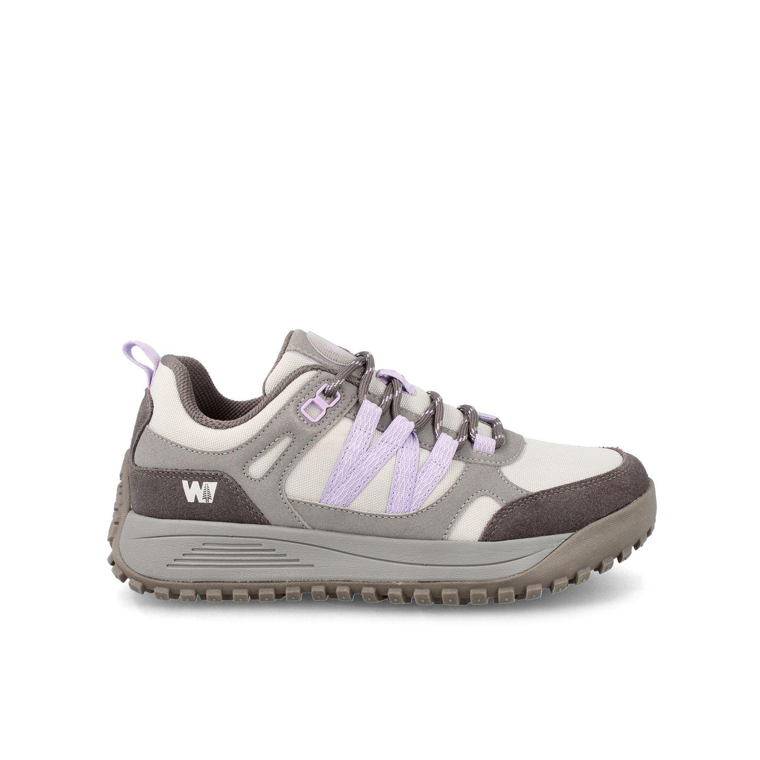 Zapatilla Mujer Weinbrenner Banff Andes Gris - Lila-0