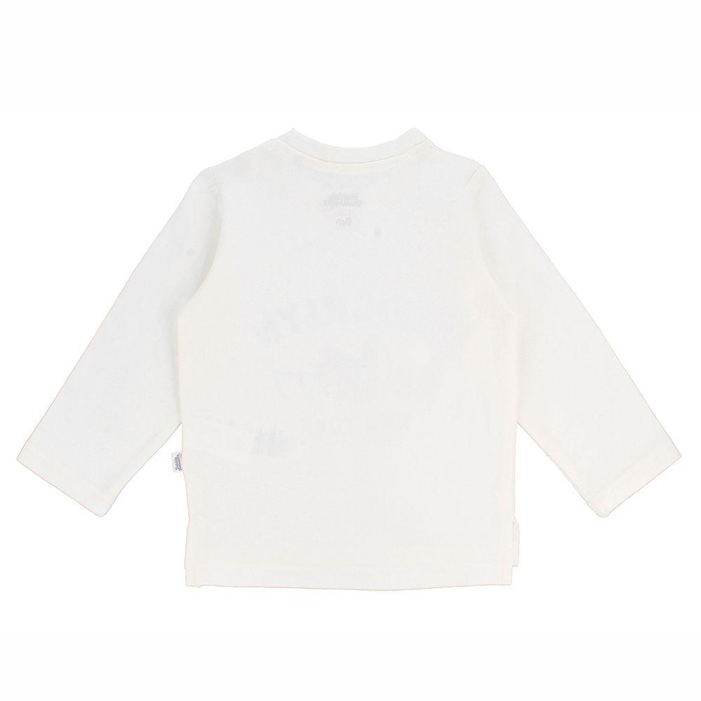 Polera Manga Larga Niño Bubblegummers Mateo Crema-1