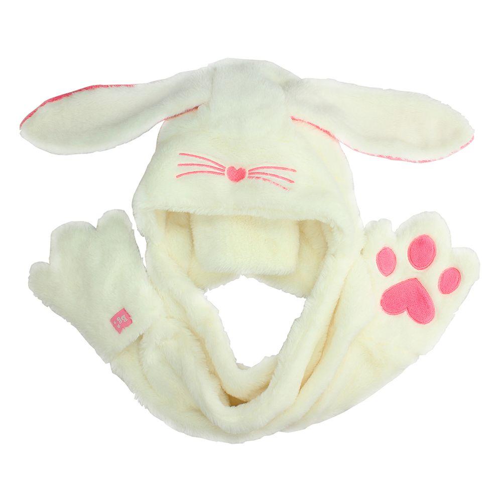 PACK GORRO Y CUELLO NIÑO BUBBLEGUMMERS SYNERGY BLANCO-1