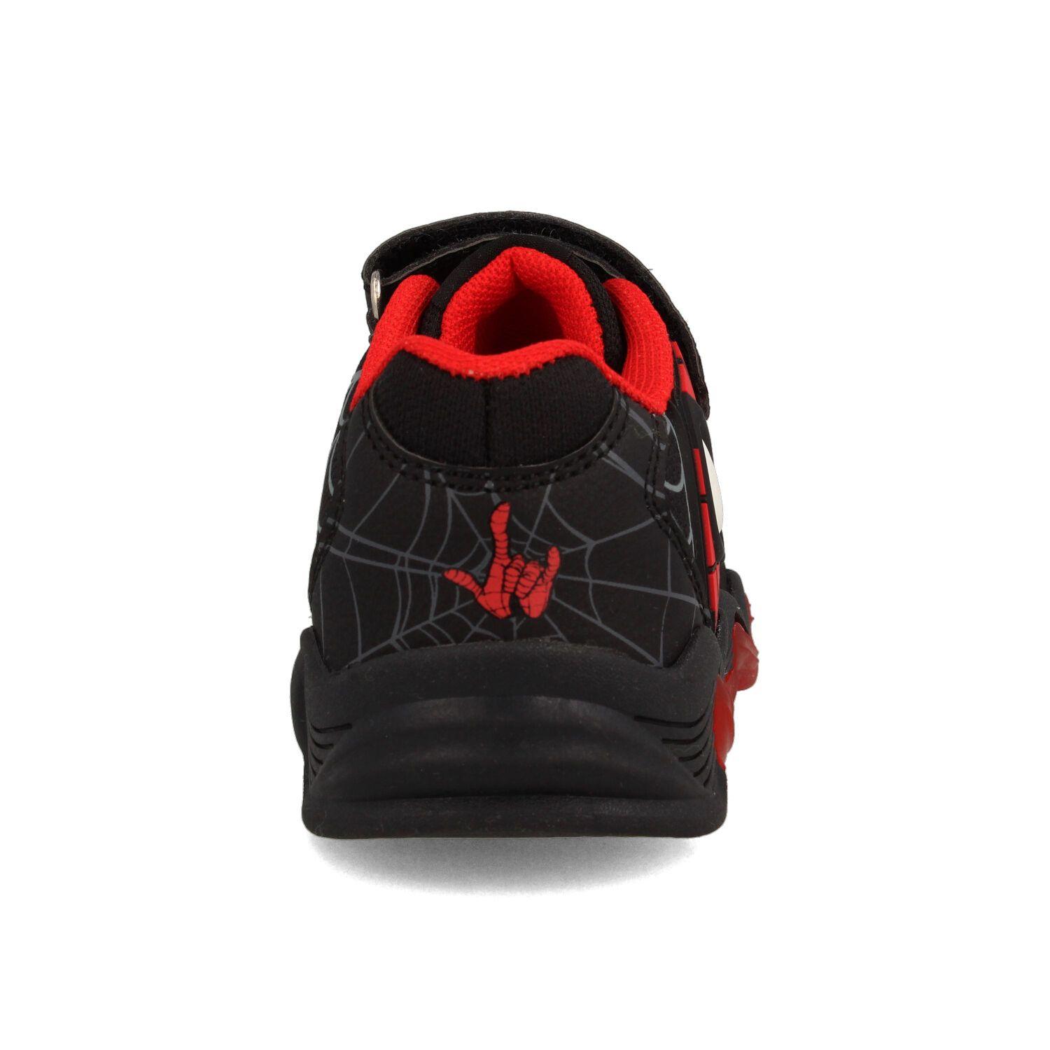Zapatilla Niño Bubblegummers Spiderman Negro - Rojo-2