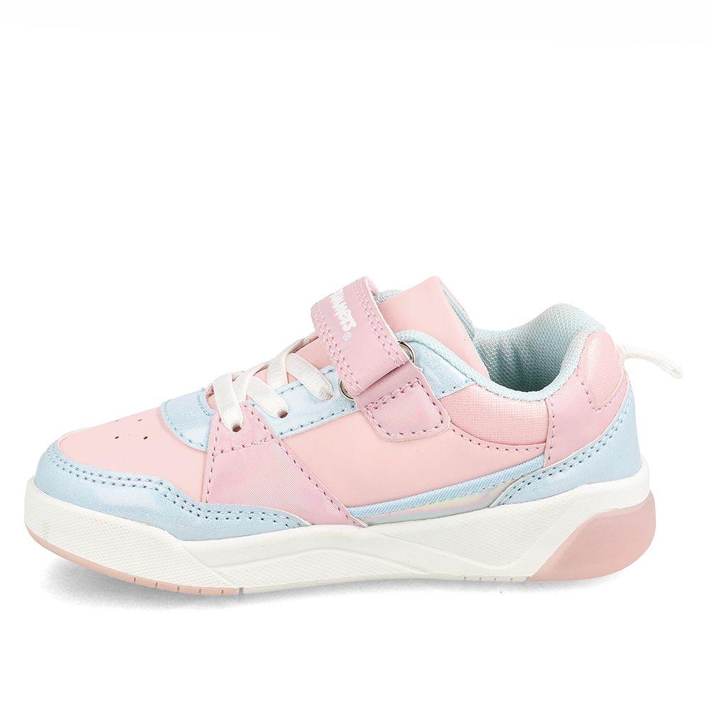 Zapatilla Niña Bubblegummers Luces Dakar Rosado-Aqua-1