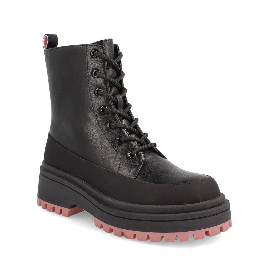 Botín Mujer Bata Red Label Mokka Negro-1