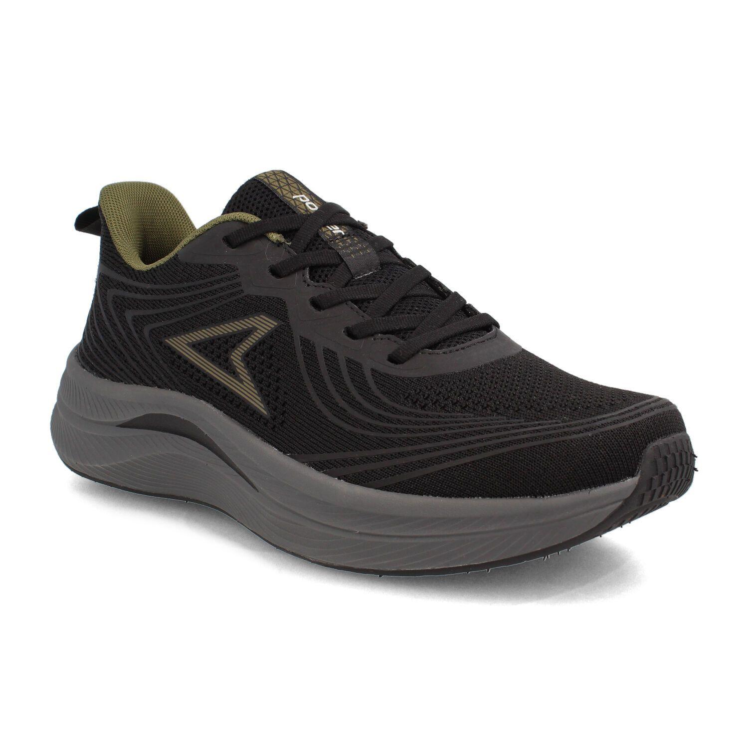 Zapatilla Deportiva Hombre Power Guida Touki Running Negro-1