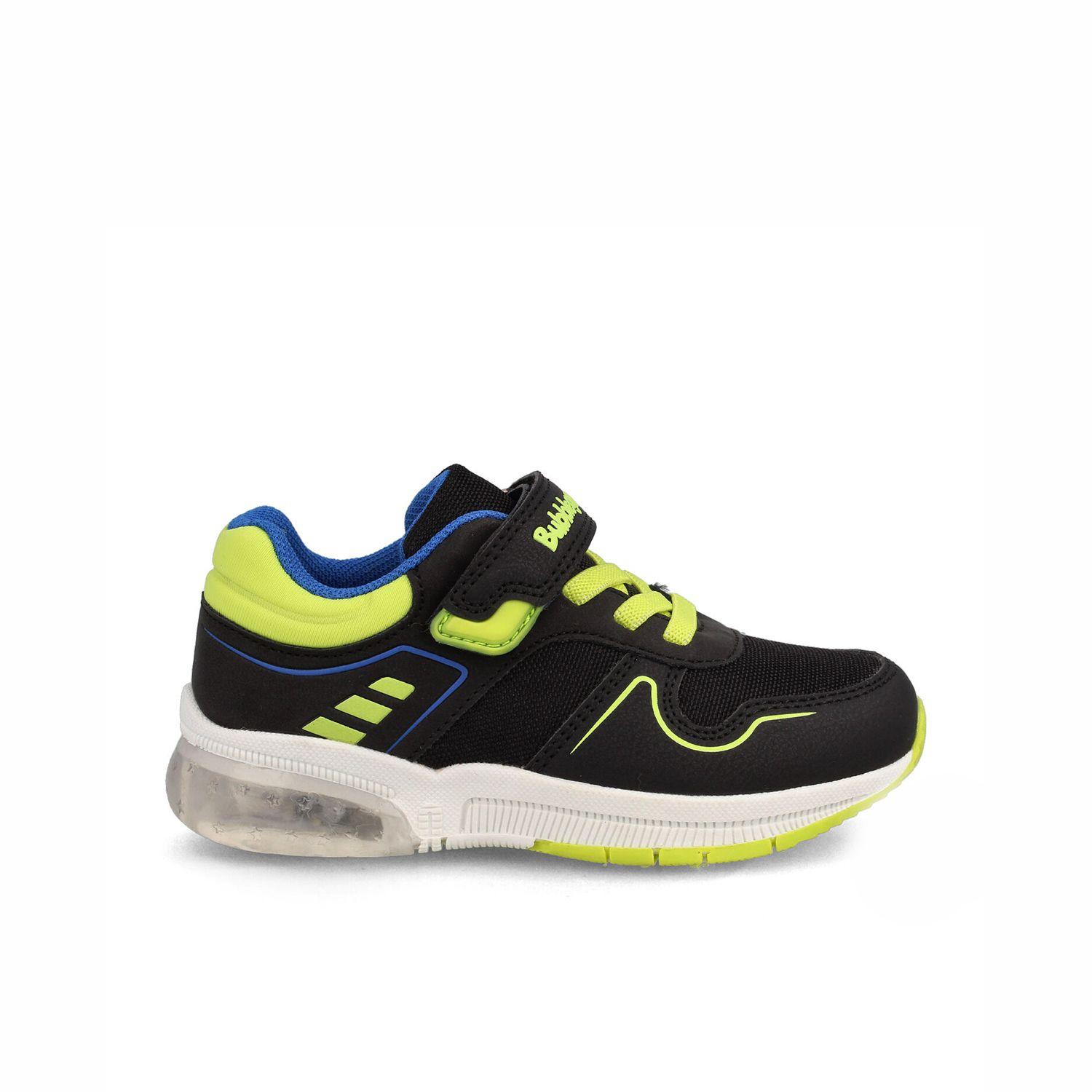 Zapatilla Niño Bubblegummers Ocean Negro - Verde Lima-0