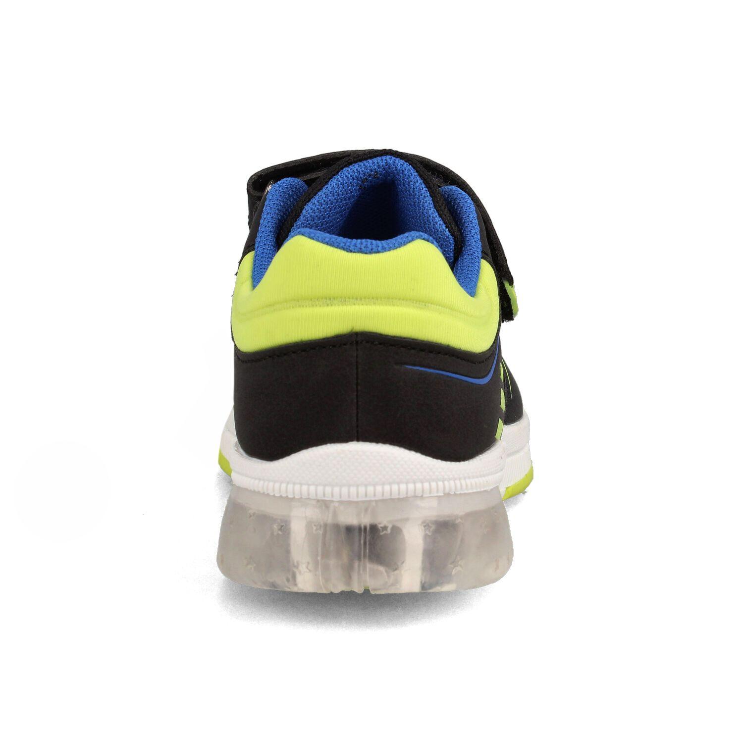 Zapatilla Niño Bubblegummers Ocean Negro - Verde Lima-2