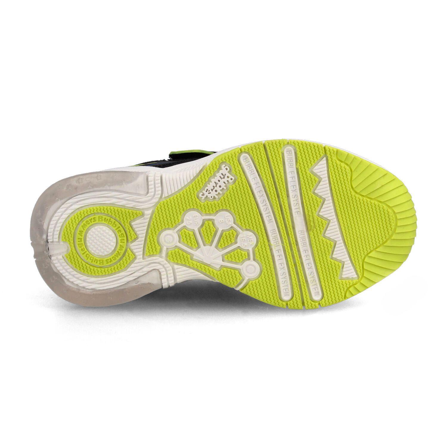 Zapatilla Niño Bubblegummers Ocean Negro - Verde Lima-4