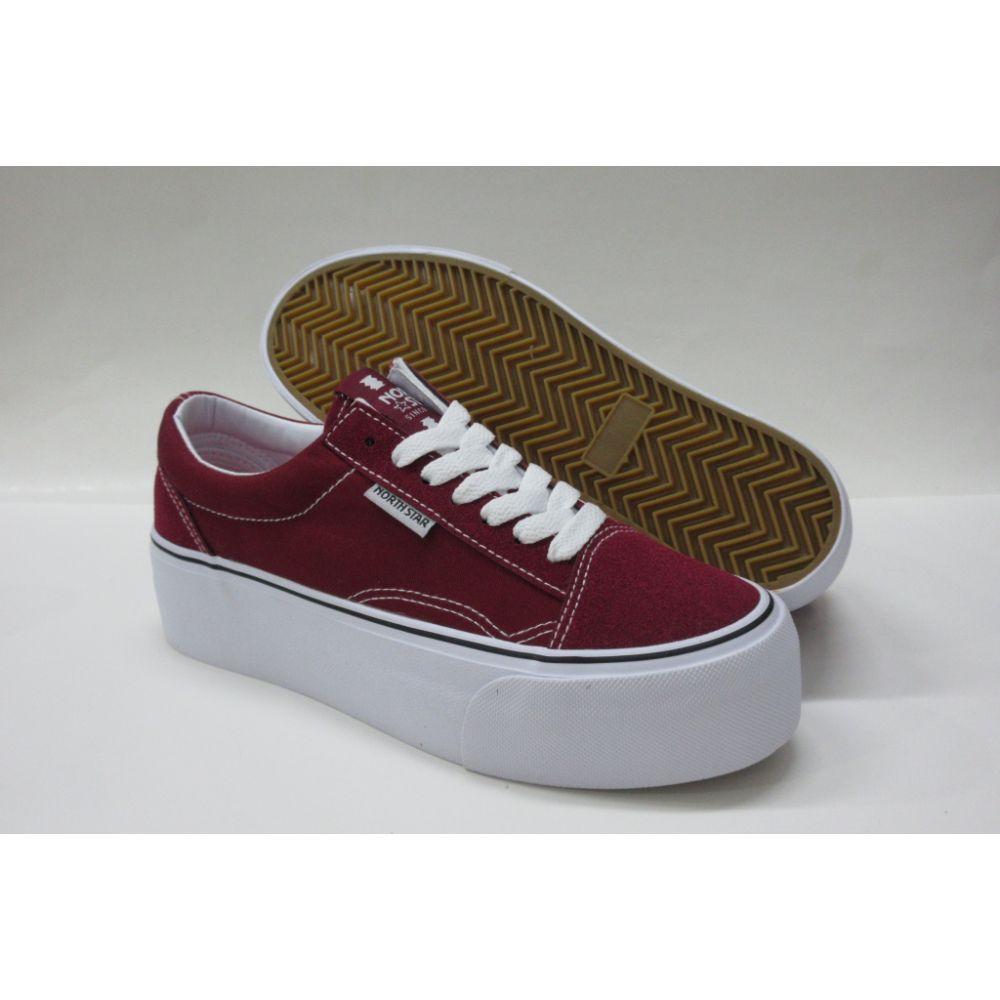 ZAPATILLA MUJER NORTH STAR BOSTON VINO-3