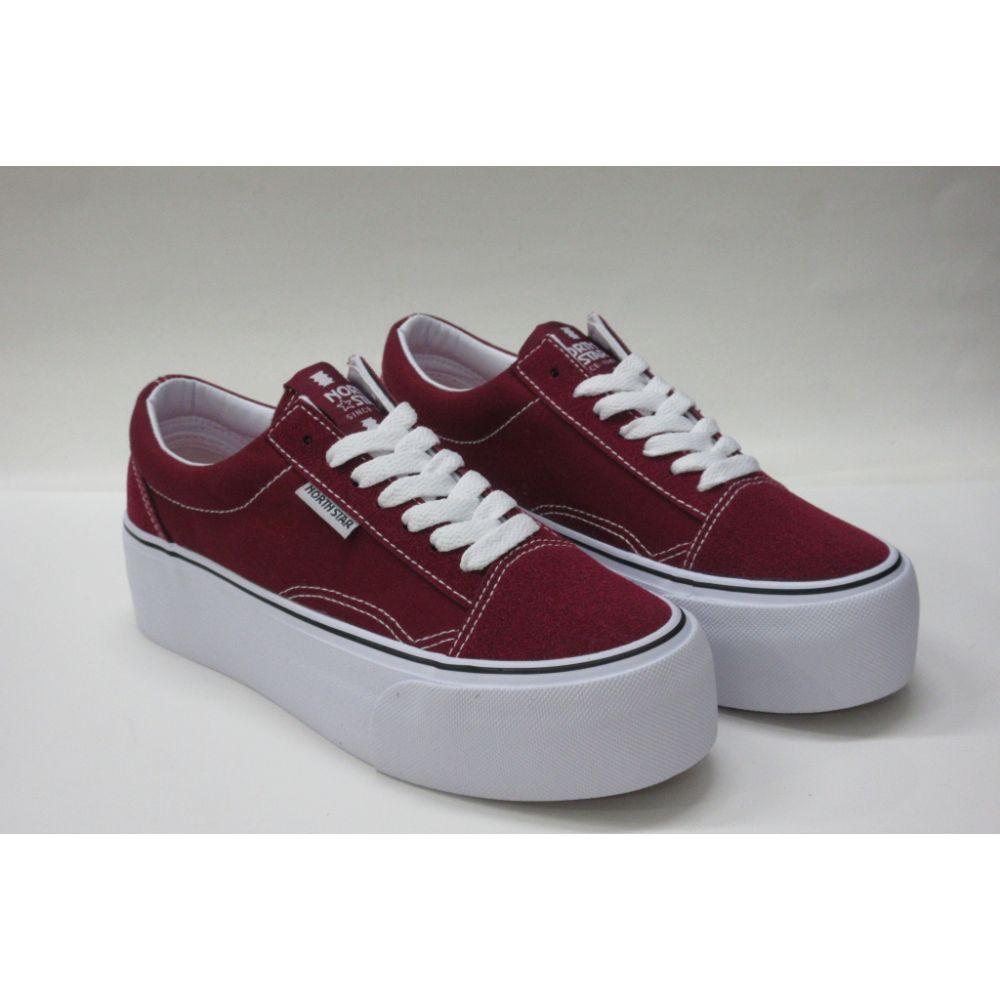 ZAPATILLA MUJER NORTH STAR BOSTON VINO-4