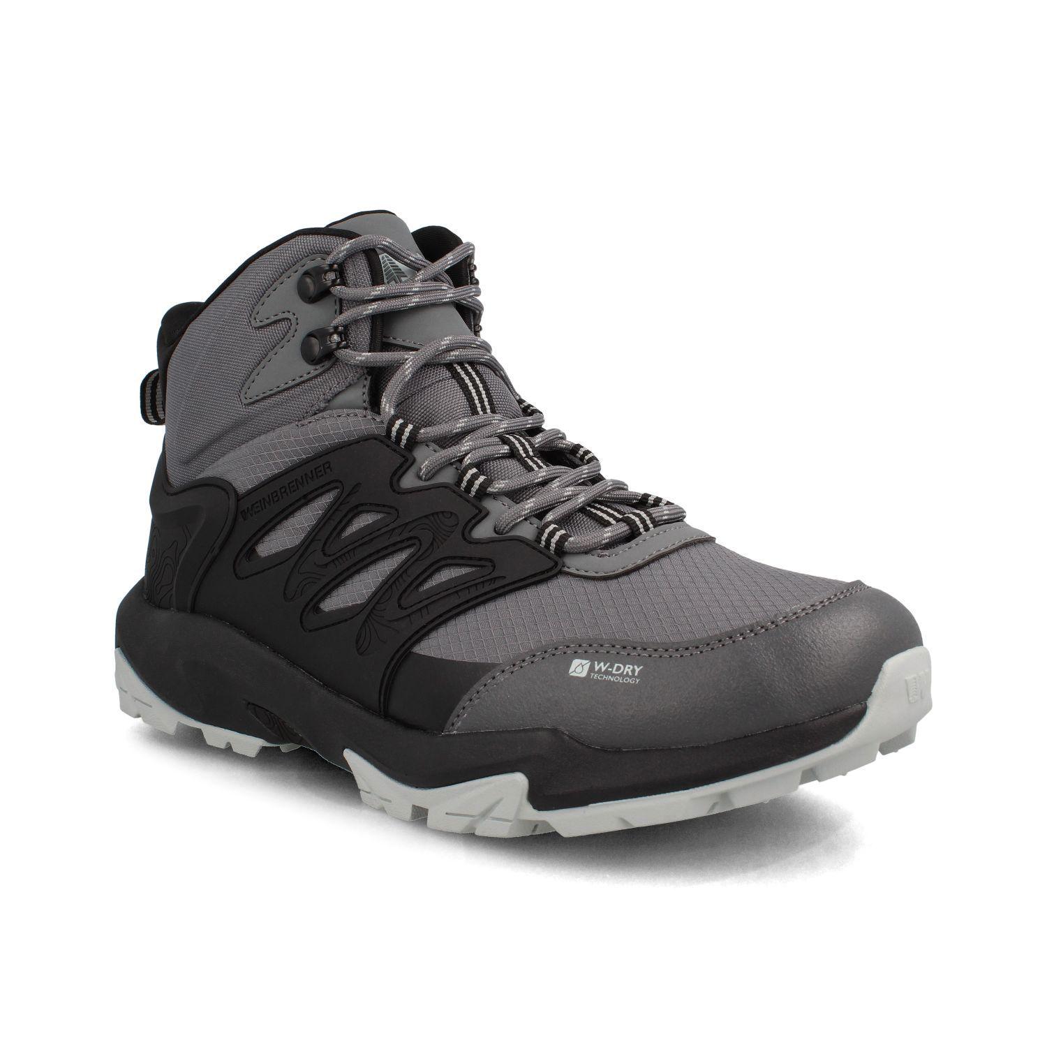 Botín Outdoor Hombre Weinbrenner X-Hiker Wild Hi Wild Gris-1