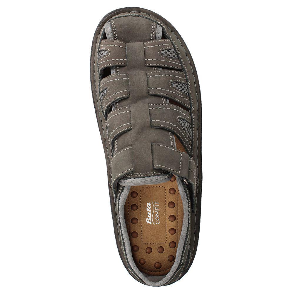 Sandalia Hombre Bata Chot Gris-5