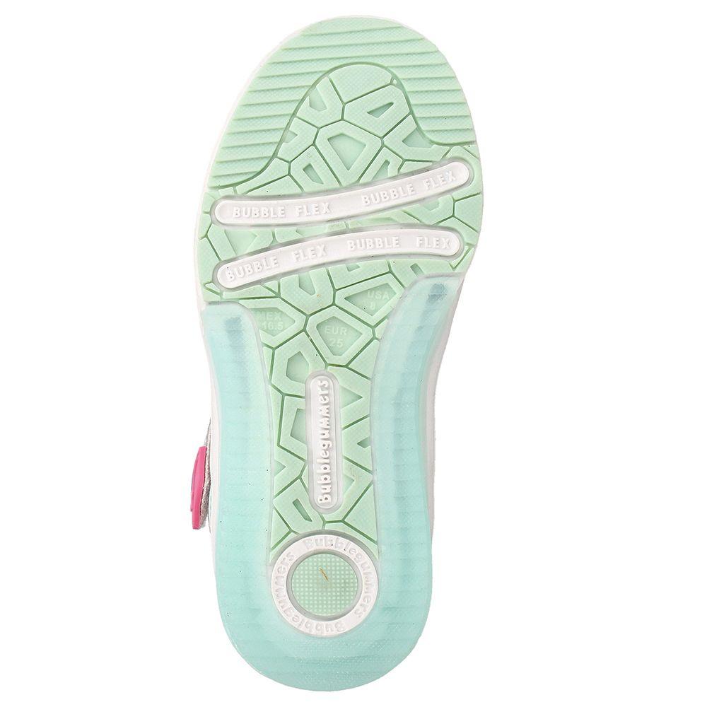 ZAPATILLA NIÑA BUBBLEGUMMERS NEON PLATEADO 26 - 29-6