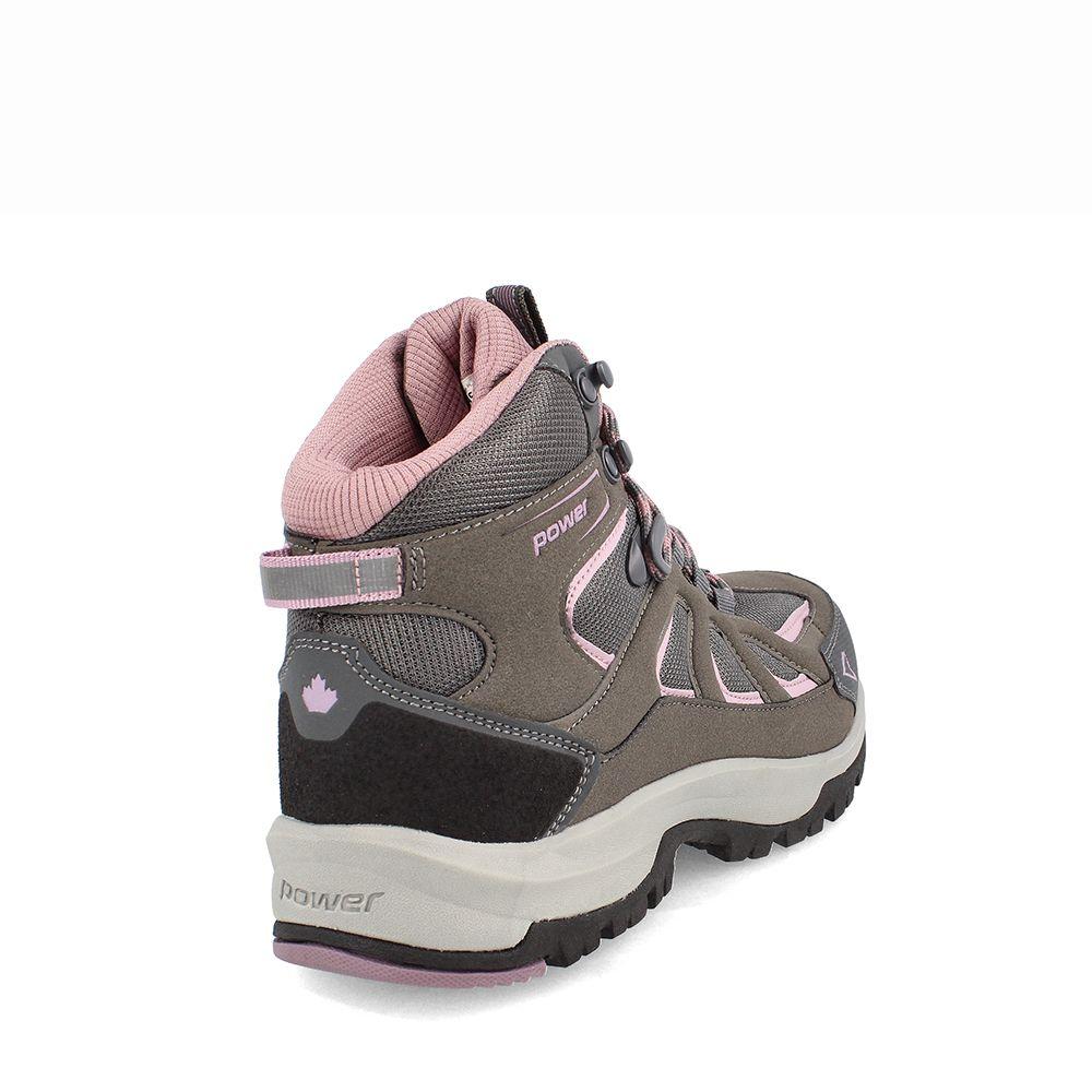 BOTÍN MUJER POWER RIFT WASATCH H20 GRIS - ROSA-3