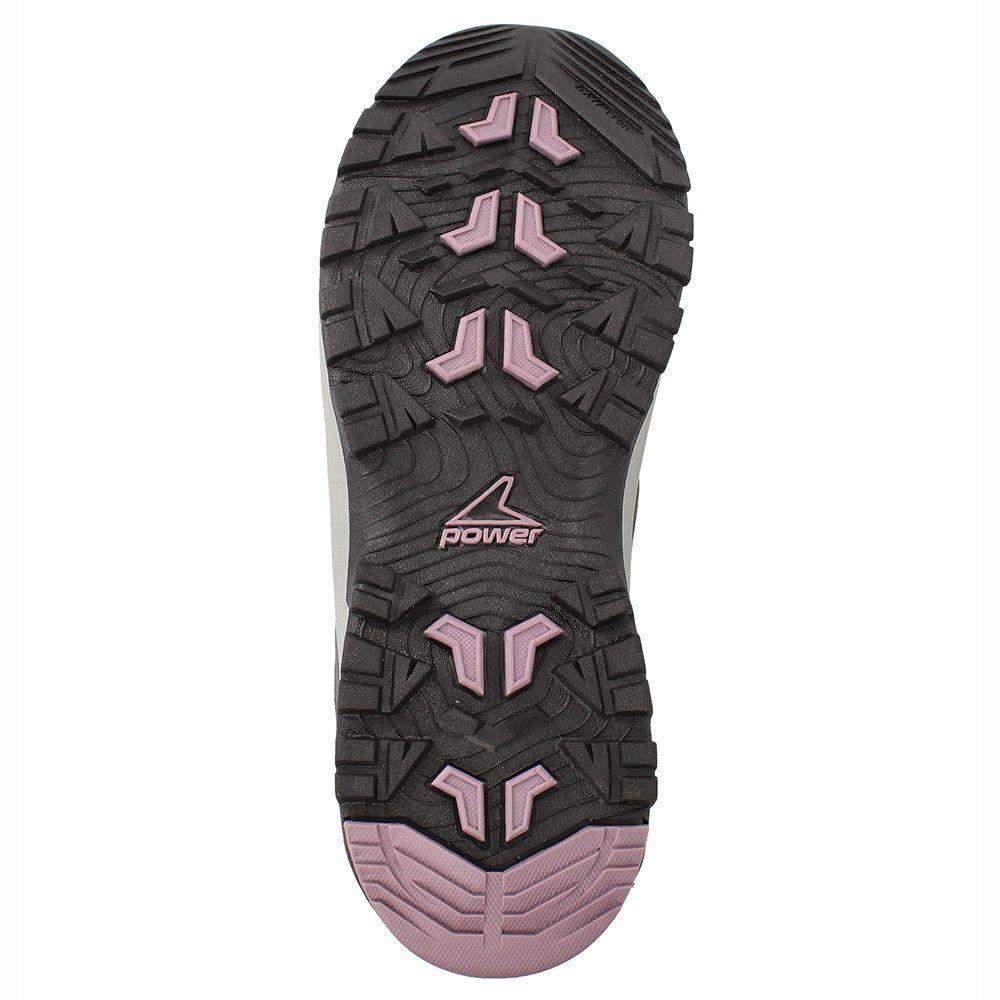 BOTÍN MUJER POWER RIFT WASATCH H20 GRIS - ROSA-6