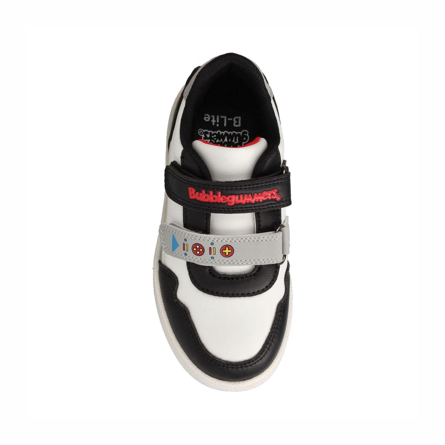 Zapatilla Niño Bubblegummers Clavel Blanco - Negro-3